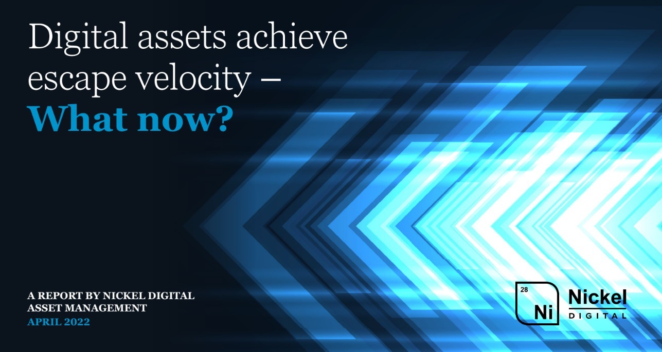Digital assets achieve escape velocity – What now?